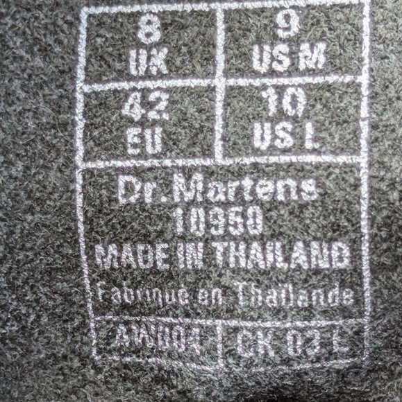 Dr Martens Boots Union Jack British Flag Unisex Men's 9 Women's 10 - Picture 14 of 15